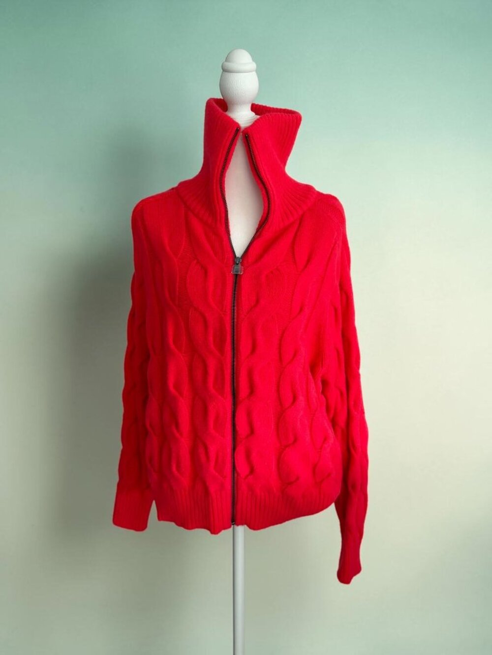 ANN TAYLOR Neon Cable Knit Sweater Size XL NEW NWOT